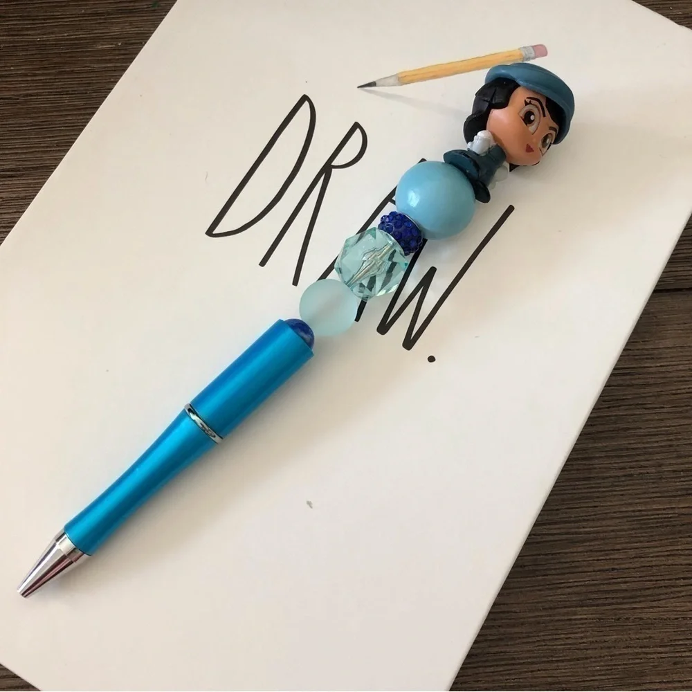 Disney Doorables: Atlantis: Audrey handmade beaded pen